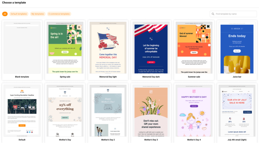 Email Newsletter Template Design